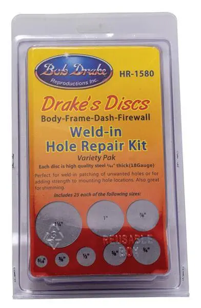 Bob Drake Hr-1580 Weld-In Panel Repair Kit For Sheet Metal Holes 1