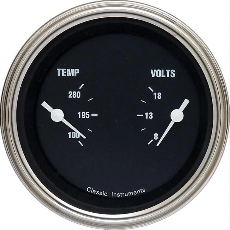 Classic Instruments Hot Rod Gauge Kit – Analog Dash Cluster With Modern Readability (Hr74Slf) 1