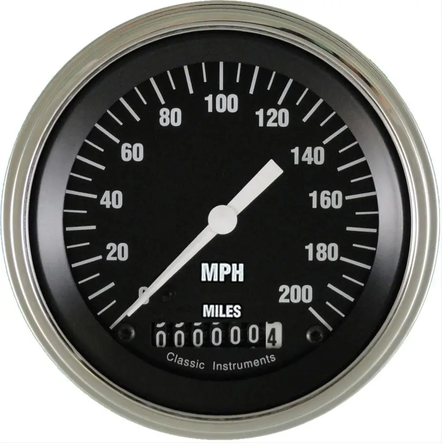 Classic Instruments Hr57Slf Hot Rod Series Speedometer With Led Illumination 1