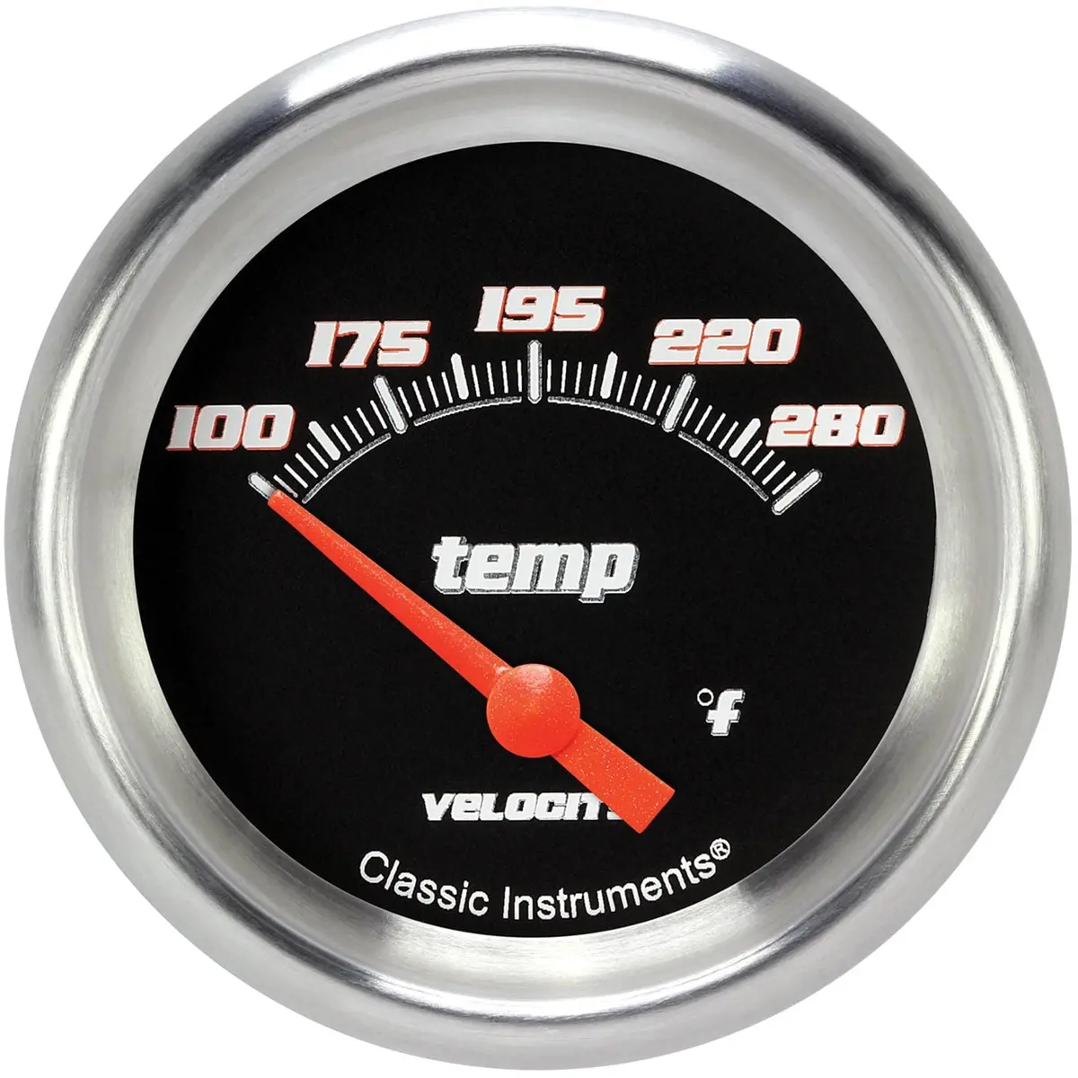 Classic Instruments Velocity Series 2-1/16" Black Analog Gauge – Vs226Bapf-08 1