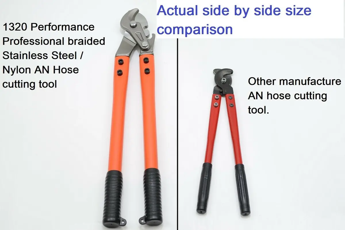 Pro Hose Cutting Tool Braided Stainless Steel 4 -6 -8 -10 12 An 1