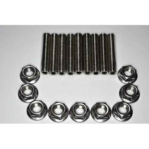 Stainless Exhaust Manifold Stud Studs Bolt Kit B D H F Gsr Si B16 B18c B18b Itr 1