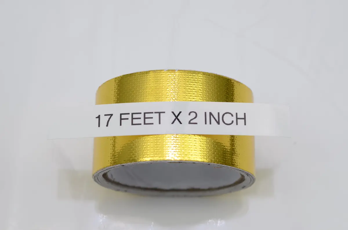 Gold High Temperature Heat Reflective Adhesive Backed Roll 1