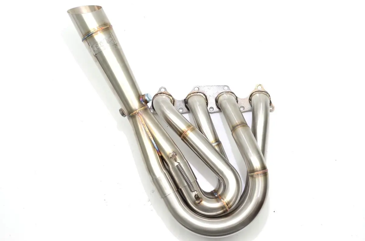 H Series Hood Exit V2 Megaphone Race Header H22a H23 H22a4 F20b 1