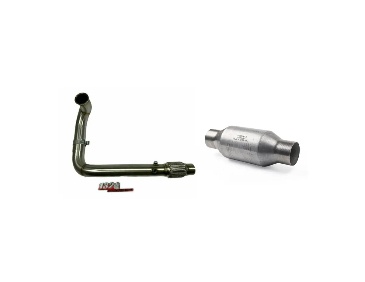B Series Top Mount Ac Compatible Turbo Back Pipe Vband Catted 1