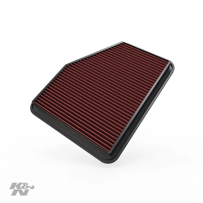 K&N 33-2220 Washable High-Flow Air Filter – Reusable Performance Replacement 1