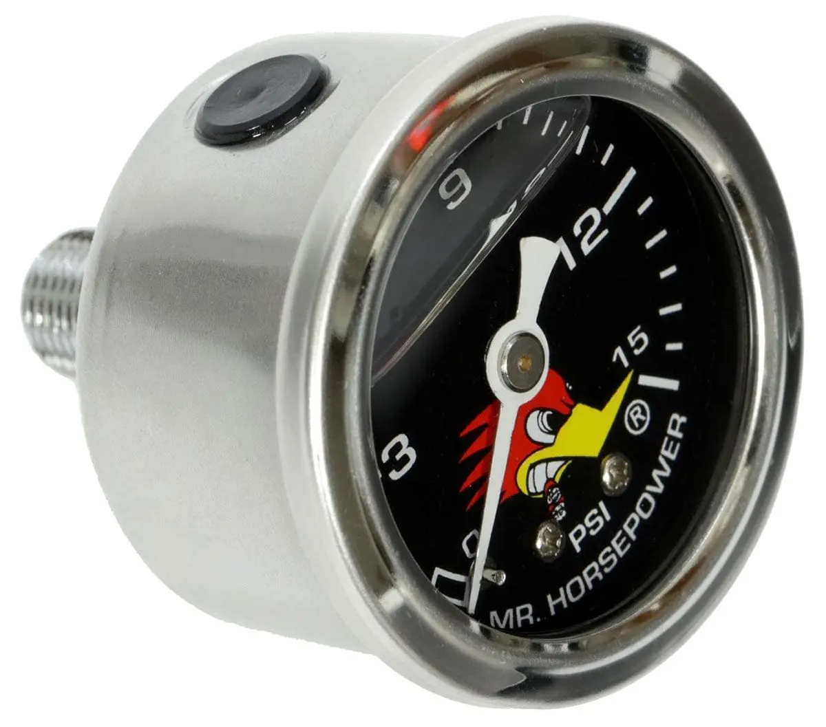Clay Smith Mncspg15Lfbk Fuel Pressure Gauge – 15 Psi Black Dial With Lighted Face 1