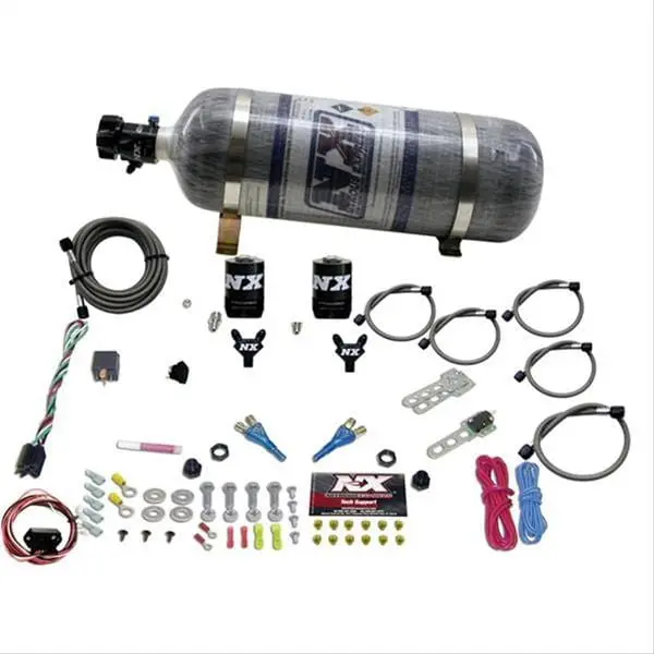 Nitrous Express Dual-Nozzle Nitrous System For Nissan & Infiniti Models – Part #20716-12 1