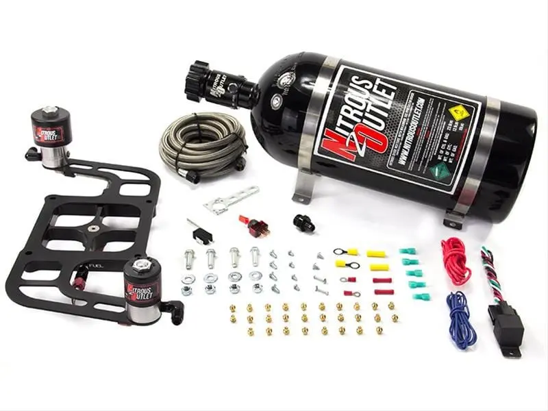 Nitrous Outlet 00-10654-Gen3-15 Geniii Stinger 4500 Nitrous Plate System – Tunable Dry Kit 1