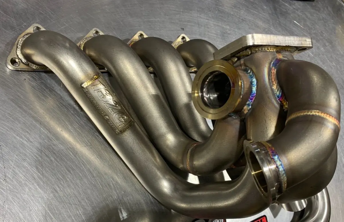 B Series Turbo Manifold T3 With Dual 44Mm Wastegate Top Mount V2-Blemish Version B16 B20 B18c1 B18 1