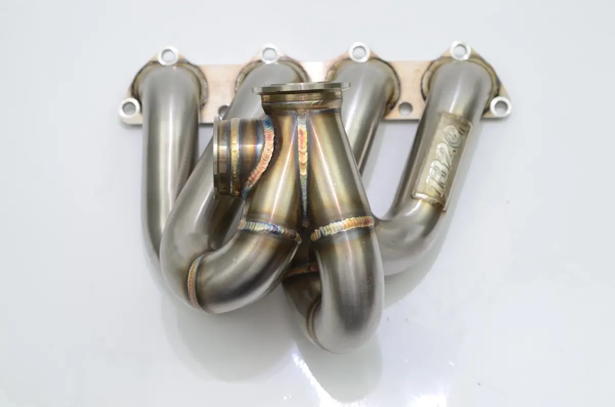 B Series Top Mount Turbo Manifold Ac Compatible - Precision V-Band Inlet Flange B16 B20 B18c1 B18 1