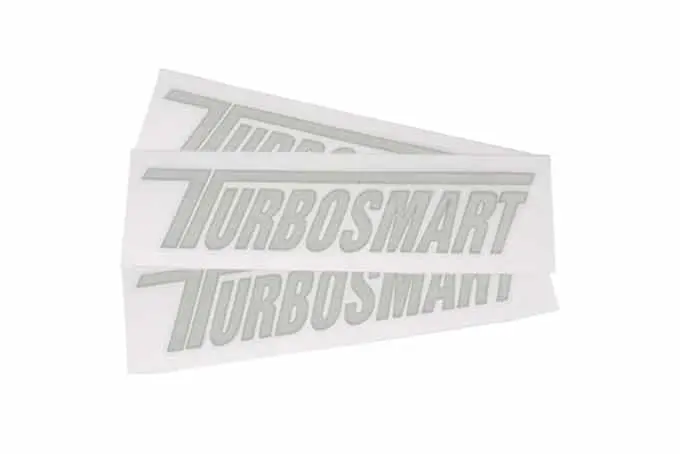 Ts Automotive White Decal – 600Mm × 130Mm Reflective Vinyl Graphic For Car Branding 1