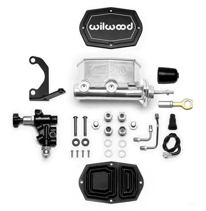 Wilwood 261-15523-P Aluminum Tandem Master Cylinder Kit – Compact Dual-Circuit Control 1