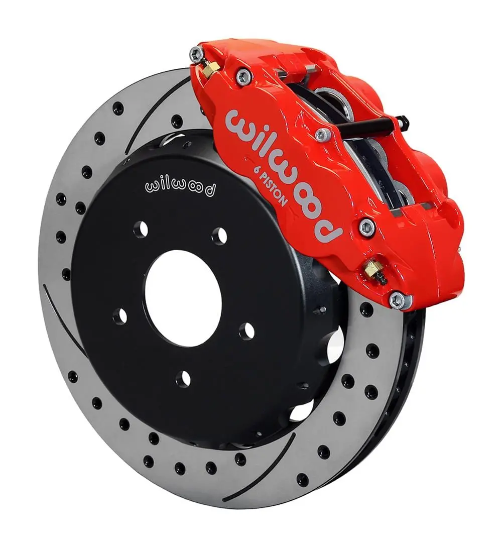 Wilwood 140-8753-Dr Forged Superlite 6R Front Big Brake Kit – Narrow Caliper Design 1