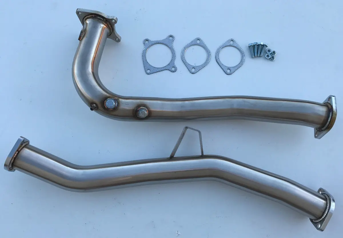 2015 - 2019 Wrx Auto Downpipe 3X O2 Bung Automatic Down-Pipe 1320 1