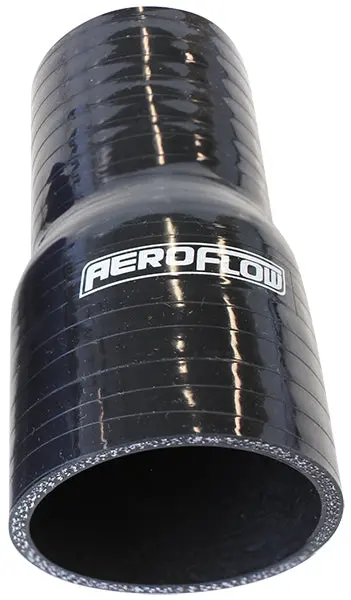 Gloss Black Silicone Hose Reducer – 1-1/8" (28Mm) To 7/8" (22Mm), Straight Profile 1