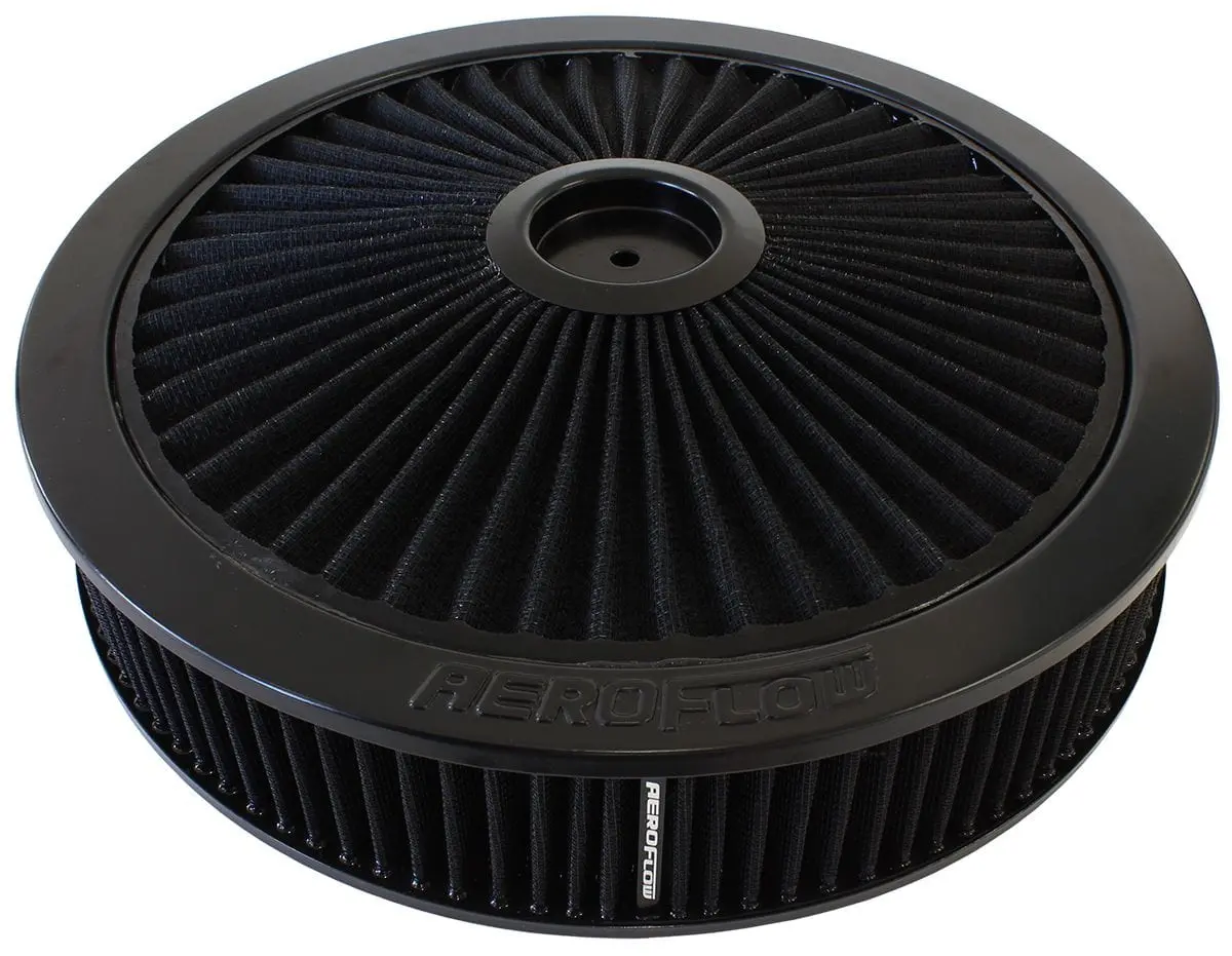 14" X 3" High-Flow Washable Air Filter Assembly - Black Anodized Housing - Af2251-3040 1