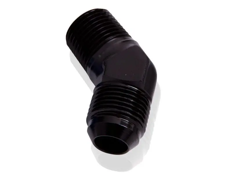 45° Npt To Male Flare Adapter: 3/8" Npt To -10An (Af823-10-06Blk) 1