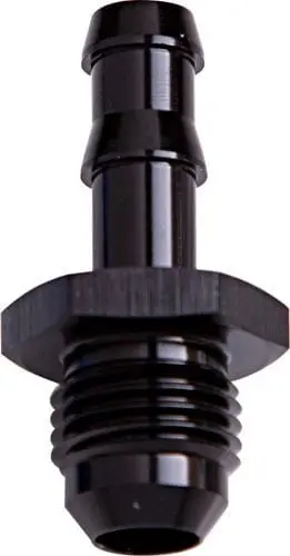 An Flare-To-Barb Adapter – 8An Male To 1/2" Hose Barb, Black Anodized Aluminum (Af817-08Blk) 1
