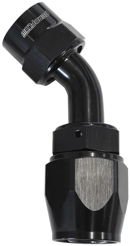 Kryptalon Lightweight Swivel Hose Fitting, 30-Degree One-Piece End, -8An Size 1