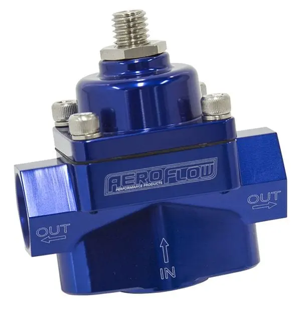 Af49-4000 Blue-Style Adjustable Fuel Pressure Regulator (4.5–9 Psi) 1