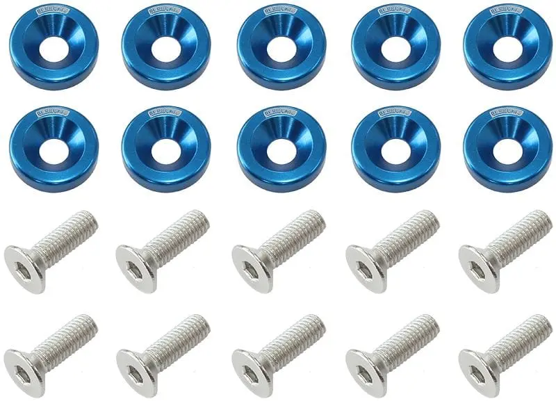 5/16" Billet Fender Bolt & Dress-Up Kit – 10-Piece Af64-4371 1