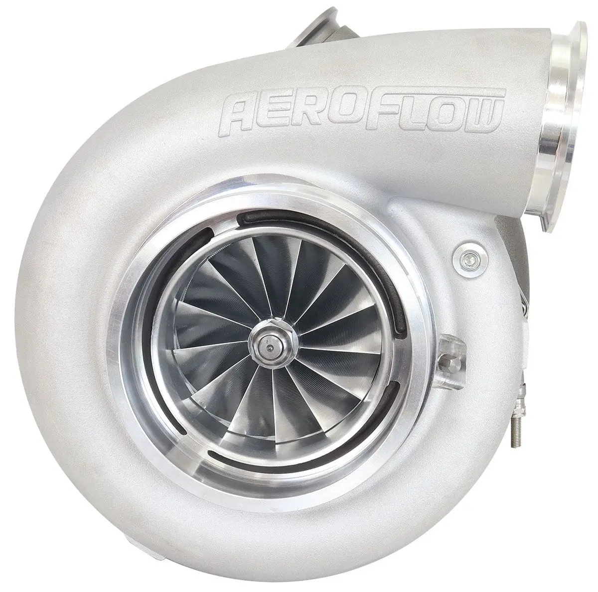 Boosted Af8005-6025 1.25-Inch V-Band Turbocharger (3000Hp, Natural Cast Finish) 1
