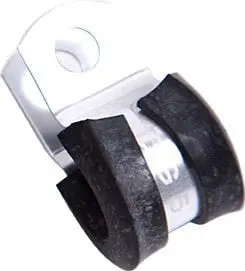Cushioned Af158-24S Silver P-Clamp – 1.5" (38Mm) Internal Diameter 1