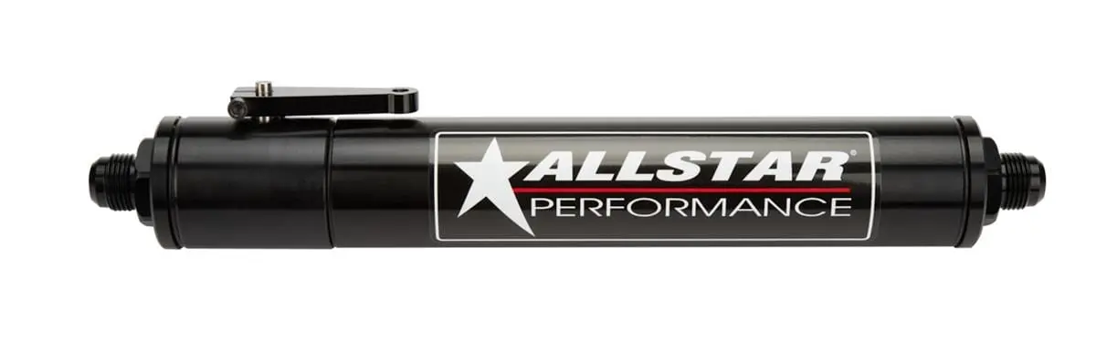 Allstar Performance All40196 High-Flow In-Line Fuel Filter – 10-Micron Filtration 1