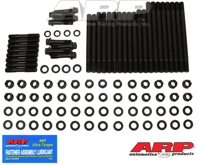 Arp 235-4704 Pro Series Cylinder Head Studs – Heat-Treated Alloy Steel, 12-Point Hex 1