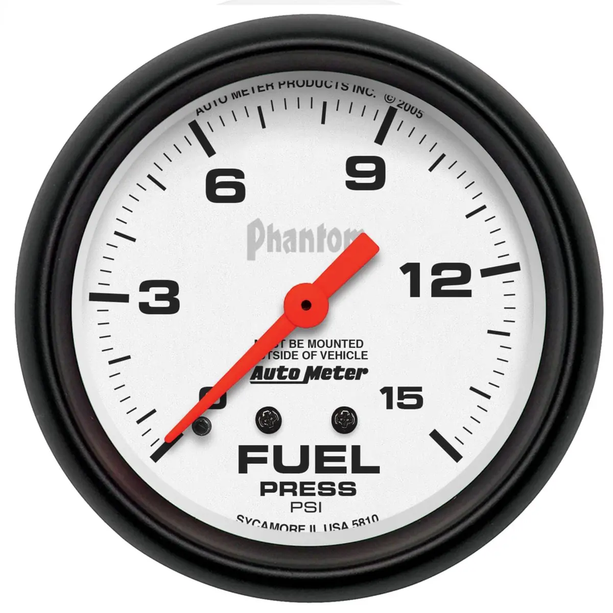 Autometer 5810 Phantom Series Analog Gauge Set – 2-1/16" Diameter 1