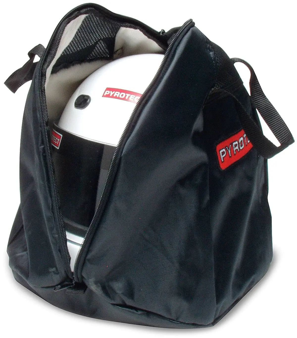 Black Fleece-Lined Motorcycle Helmet Storage Bag 1