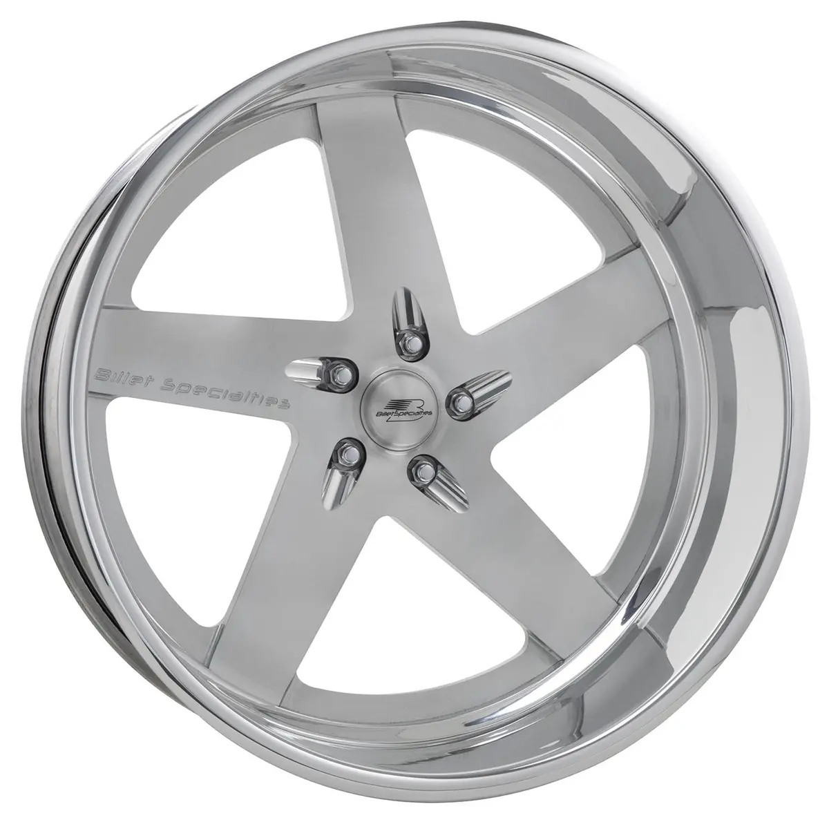 Billet Specialties Blvd Series 42 Polished Custom Wheel – 15X8 With 5X4.5 Bolt Circle – Dt42246 1