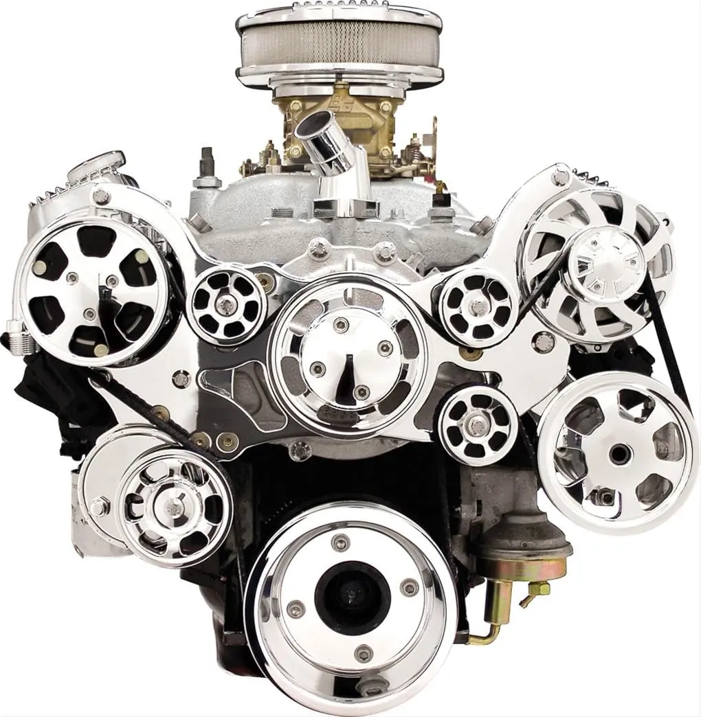 Billet Specialties Tru Trac Serpentine Drive Kit With A/C Compatibility (14900) 1