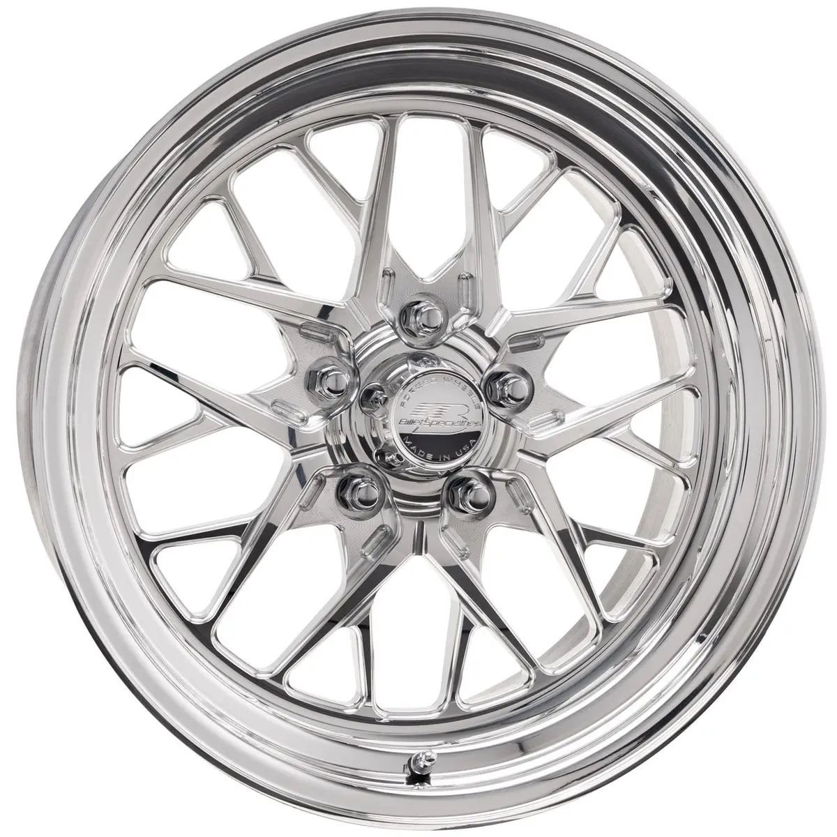 Billet Specialties Rs07711R 17" X 9" Forged Drag Wheel – Gloss Black Finish 1