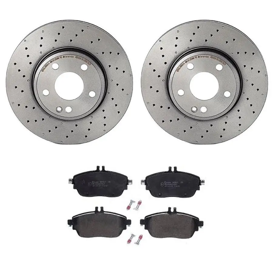 Brembo Premium Brake Kit – Disc Pads & Rotors (Kt04263) 1