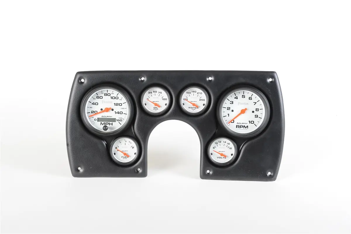 Classic Thunder Road 101820313 Drilled Gauge Mounting Panel 1