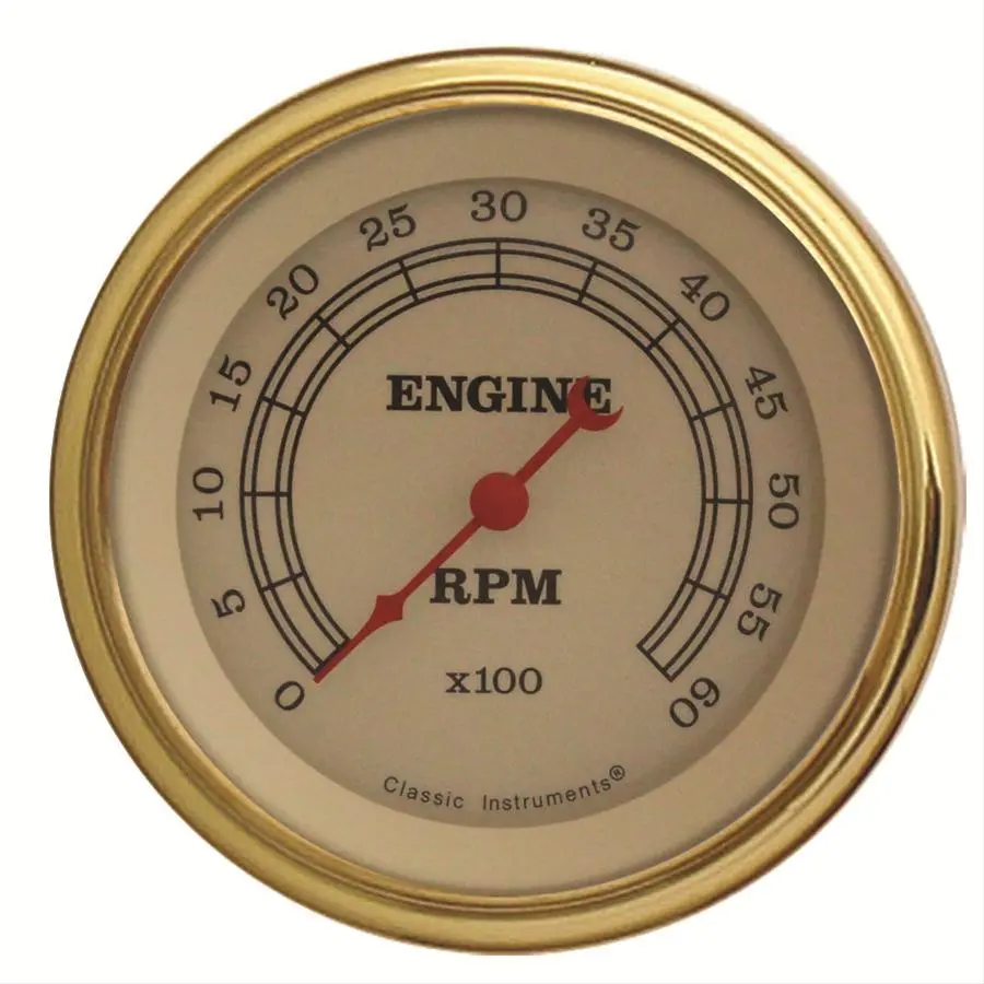 Classic Instruments Vt60Glc Vintage-Style Analog Tachometer 1