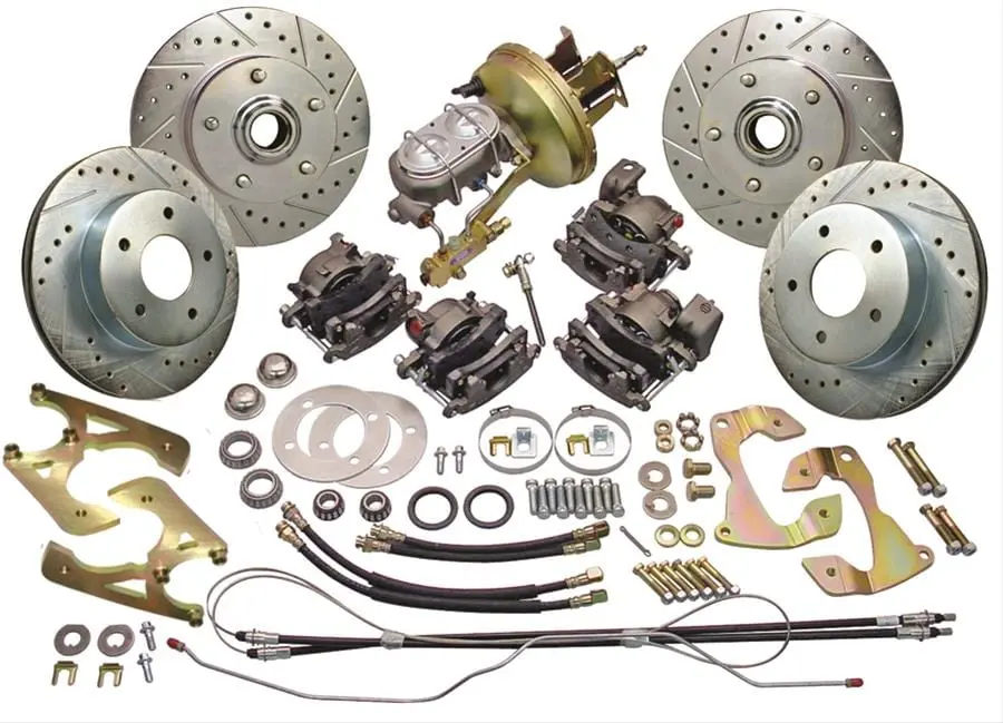 Classic Performance Dual-Disc Brake Conversion Kit – Front & Rear (5864Frbk-D) 1