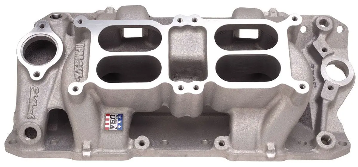 Rpm Ed7525 Air-Gap Dual-Quad Intake Manifold For Performance Engines 1