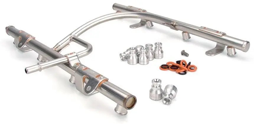 Fast Oem-Style Fuel Rail Kit With Mounting Hardware, Compatible With Ls Platforms 1