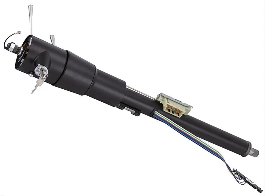 Flaming River Fr30015 Tilt Floor-Shifter Steering Column – Custom Fit, Polished Aluminum 1