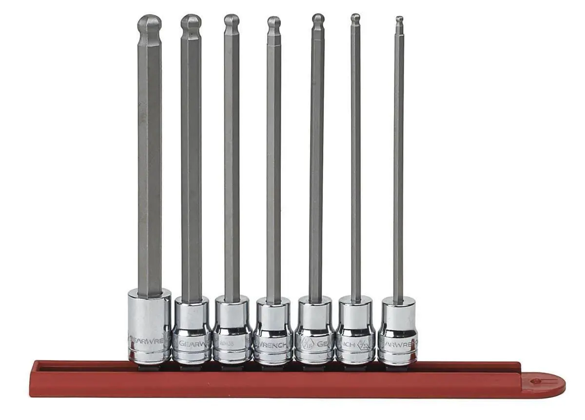 Gearwrench 80574 Ball-End Hex Bit Socket Set 1