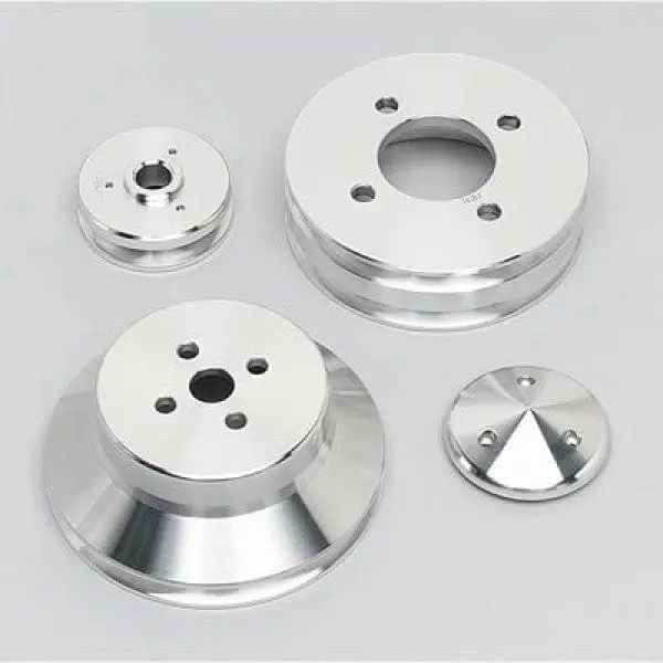 March Performance Mpp1830 Dual-Groove V-Belt Pulley Set – Serpentine Conversion Ready 1