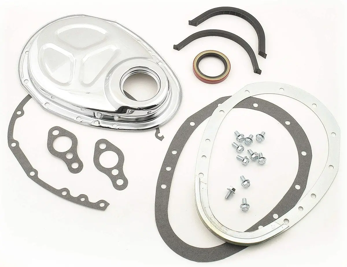 Mr. Gasket Mg1099 Chrome Timing Cover Kit 1