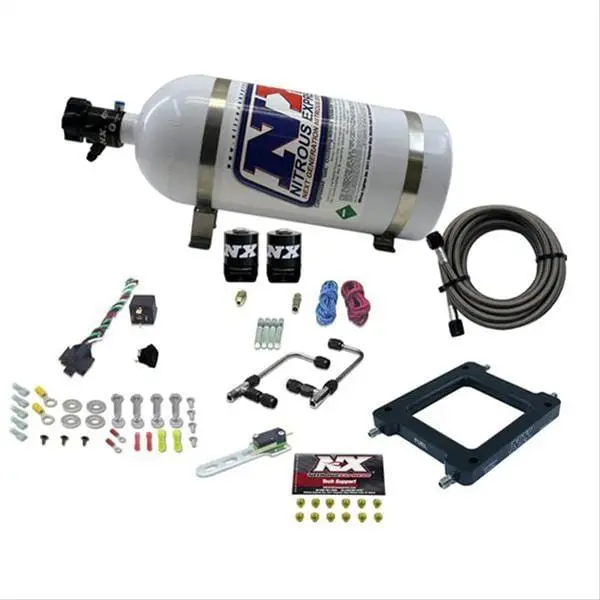 Nitrous Express Gemini Twin-Stage 6-Plate Nitrous System, 600 Hp Capacity 1