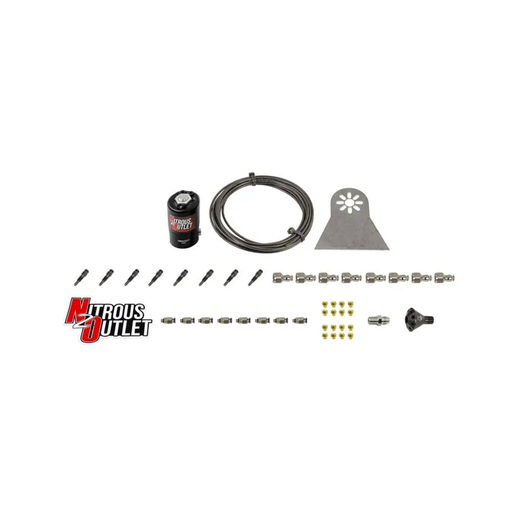 Nitrous Outlet Dry-System Nitrous Kit – Single-Stage, Bottle-Mounted (00-10480-L-Sbt-Dry) 1
