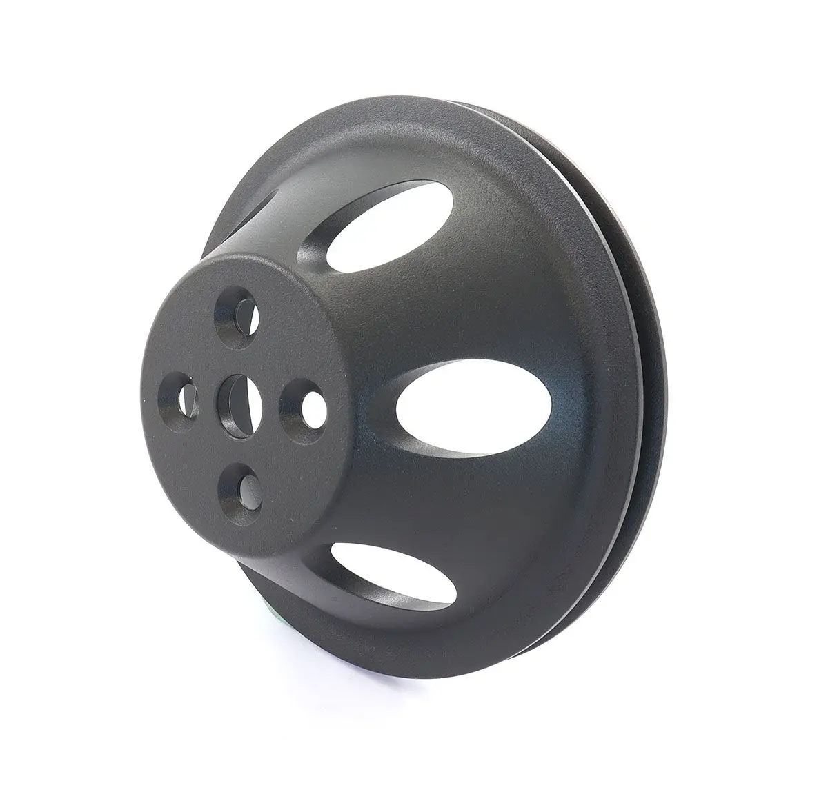 Black Anodized Aluminum Water Pump Pulley – Single-Groove, 6.60" Diameter, Rpcr8840Bk 1