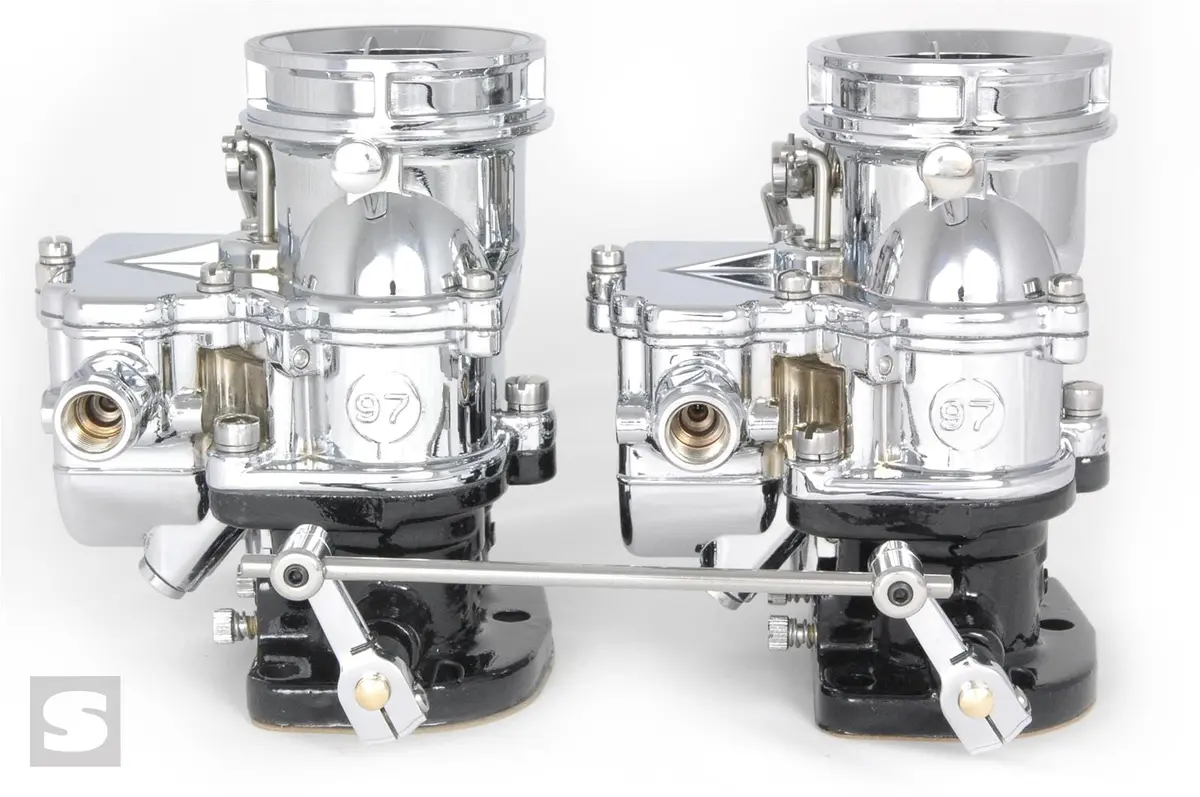 Stromberg 9248S-Chr Two-Step 2X2 Chrome Throttle Linkage Assembly 1