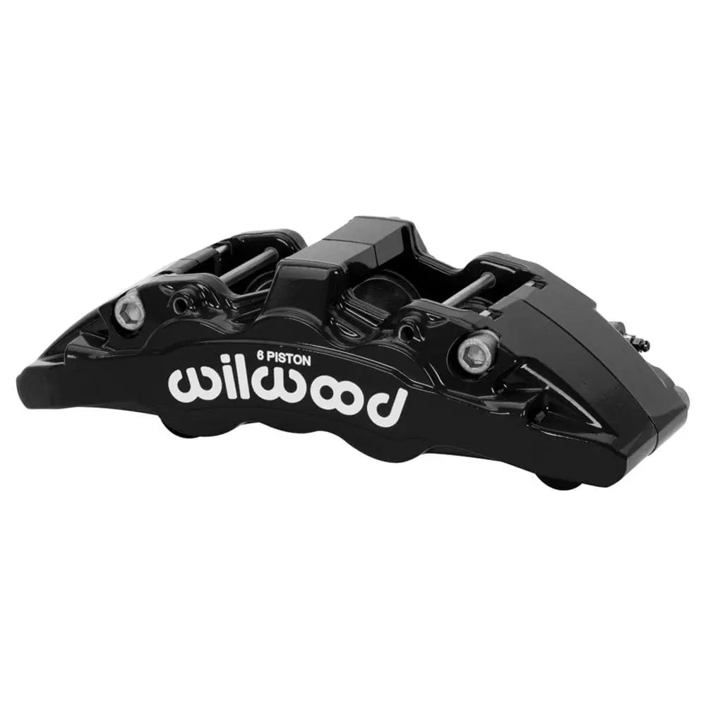 Wilwood 120-16956-Bk Fixed-Mount Brake Caliper – 4-Piston, Black Anodized, For High-Performance Disc Brakes 1